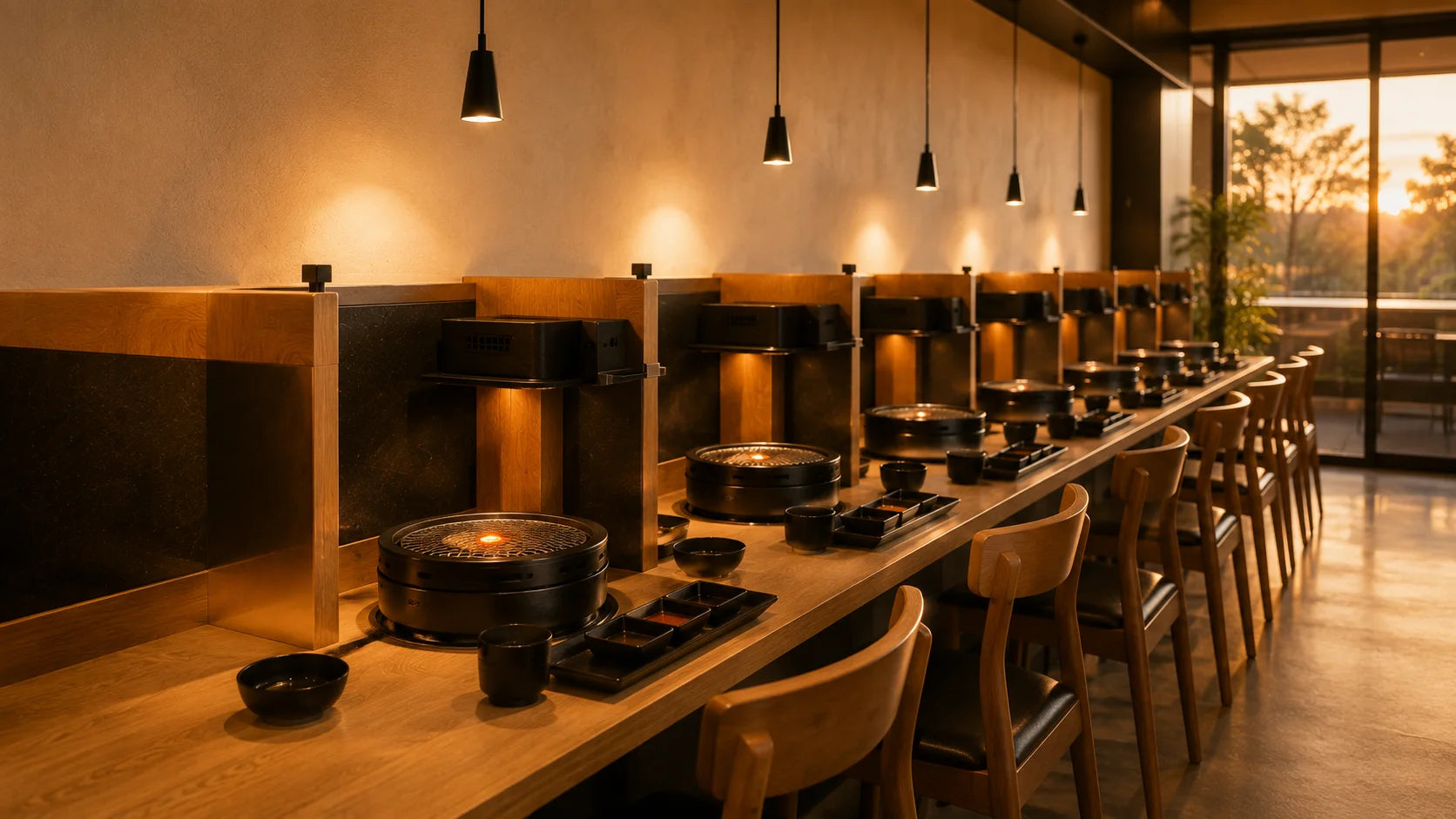 SETTO grill stations